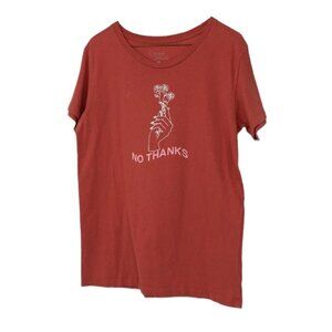 Desert Dreamer Terra Cotta Orange crewneck graphic  T Shirt Sassy No Thanks Med